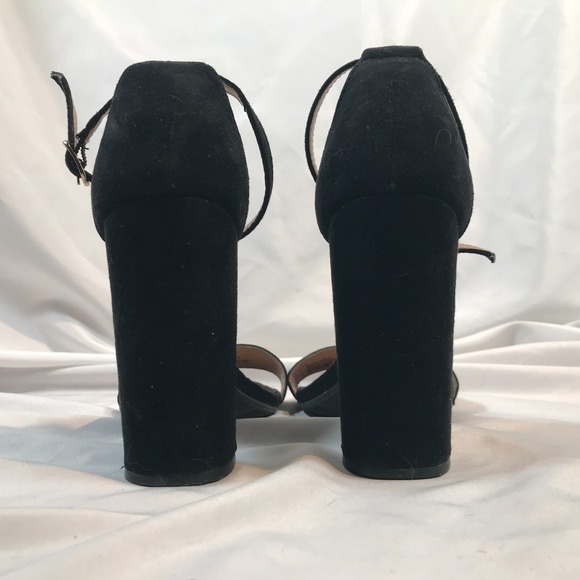 Merona Slingback Open Toe Block Heels Buckle Strap Womens US 8 EU 38.5 UK 6 - Picture 6 of 13